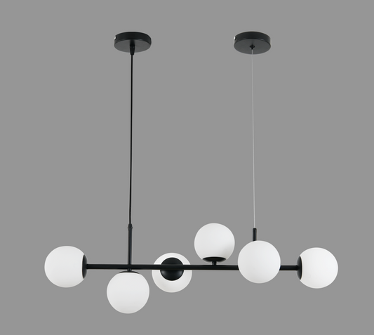 Candil colgante 6 esferas LU-CR-SAID