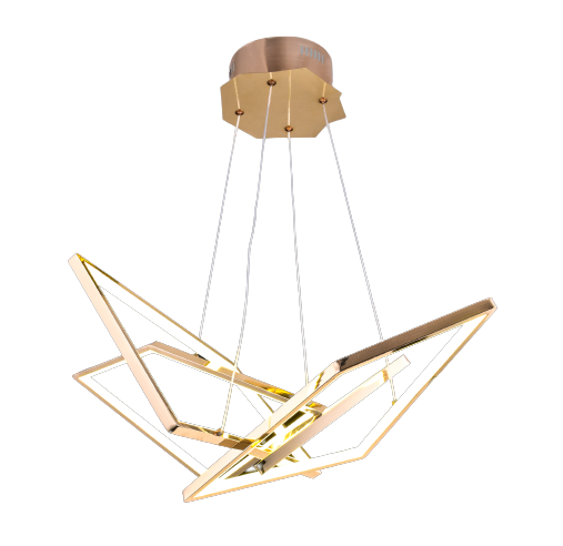 CANDIL MODERNO ORO ROSADO / FRENCH GOLD LED MINIMALISTA