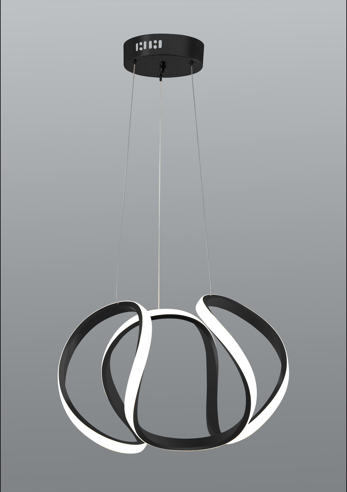 Lámpara Colgante LED Moderna De 120 Cm - Ajustable En Altura, 38W, 4000K Luz Natural, Negra, Para Comedor O Cocina