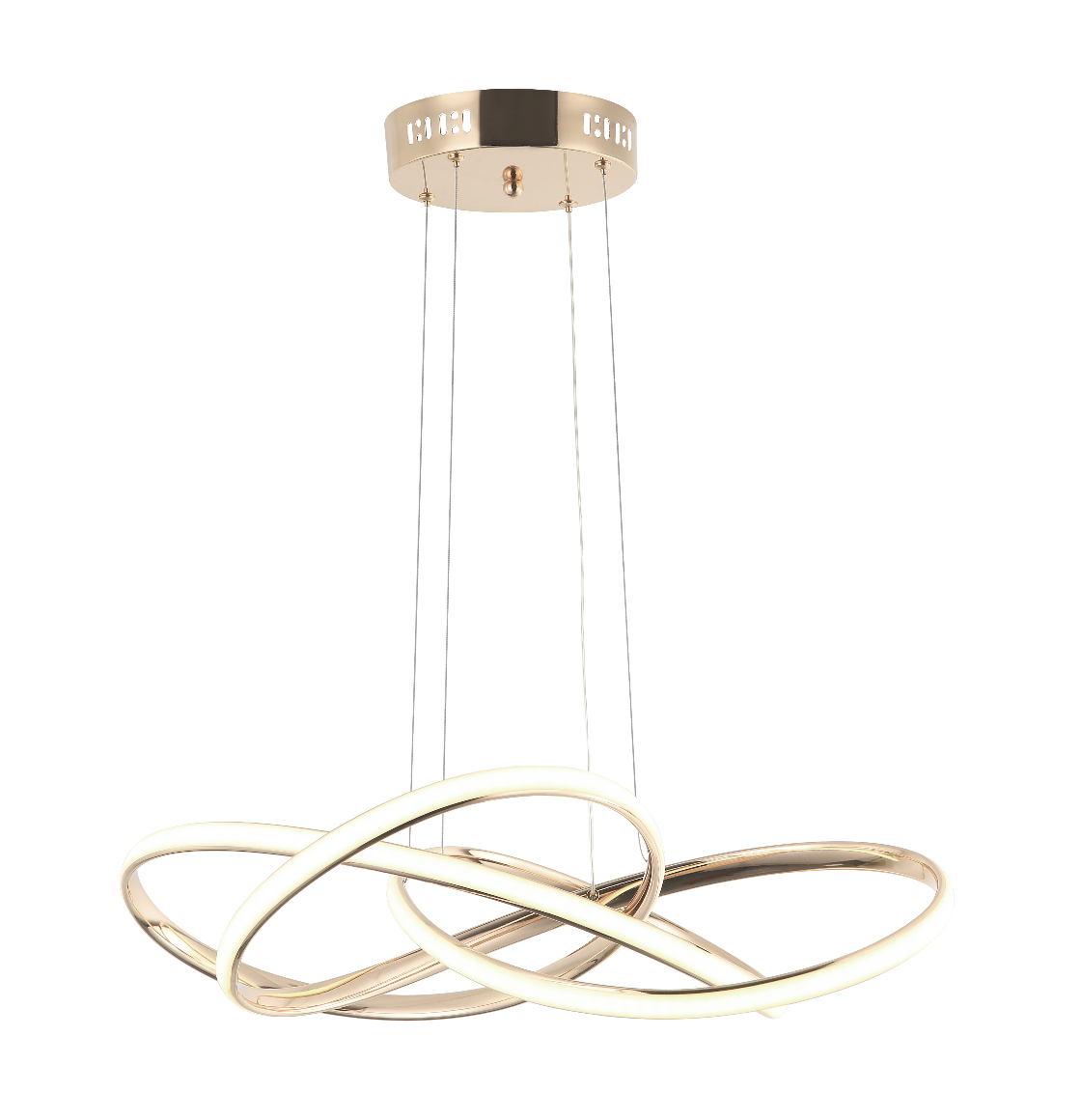 Lámpara Colgante ORO ROSADO CORONA LU-MO-CROWN-FG