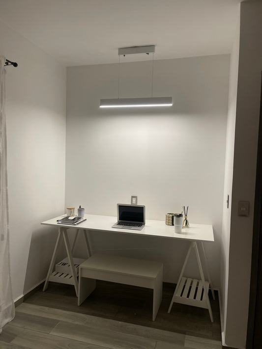 Lámpara LED Minimal barra lineal blanco 80cm LU-MO-LINE-CB