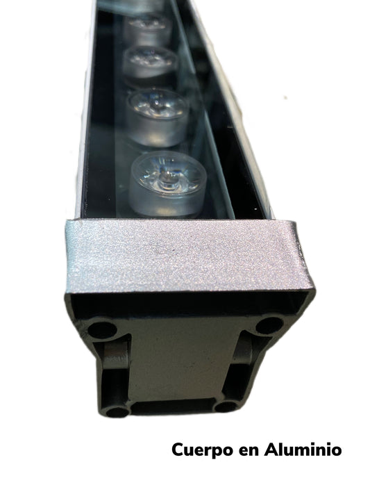 Barra Led 12 Watts 50 Cm Blanco Cálido Wall Washer