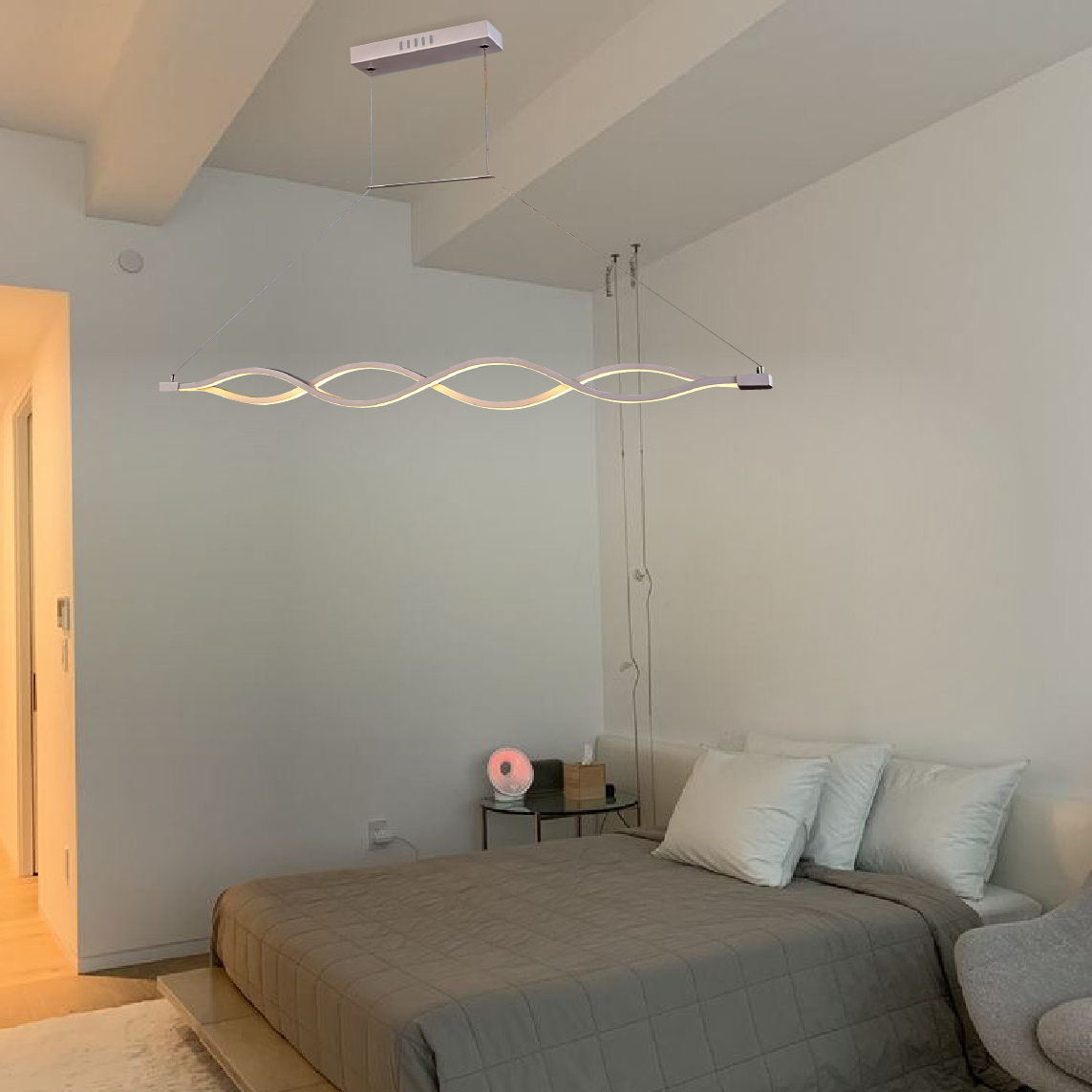 Lámpara de Techo Minimalista Trenza Horizontal