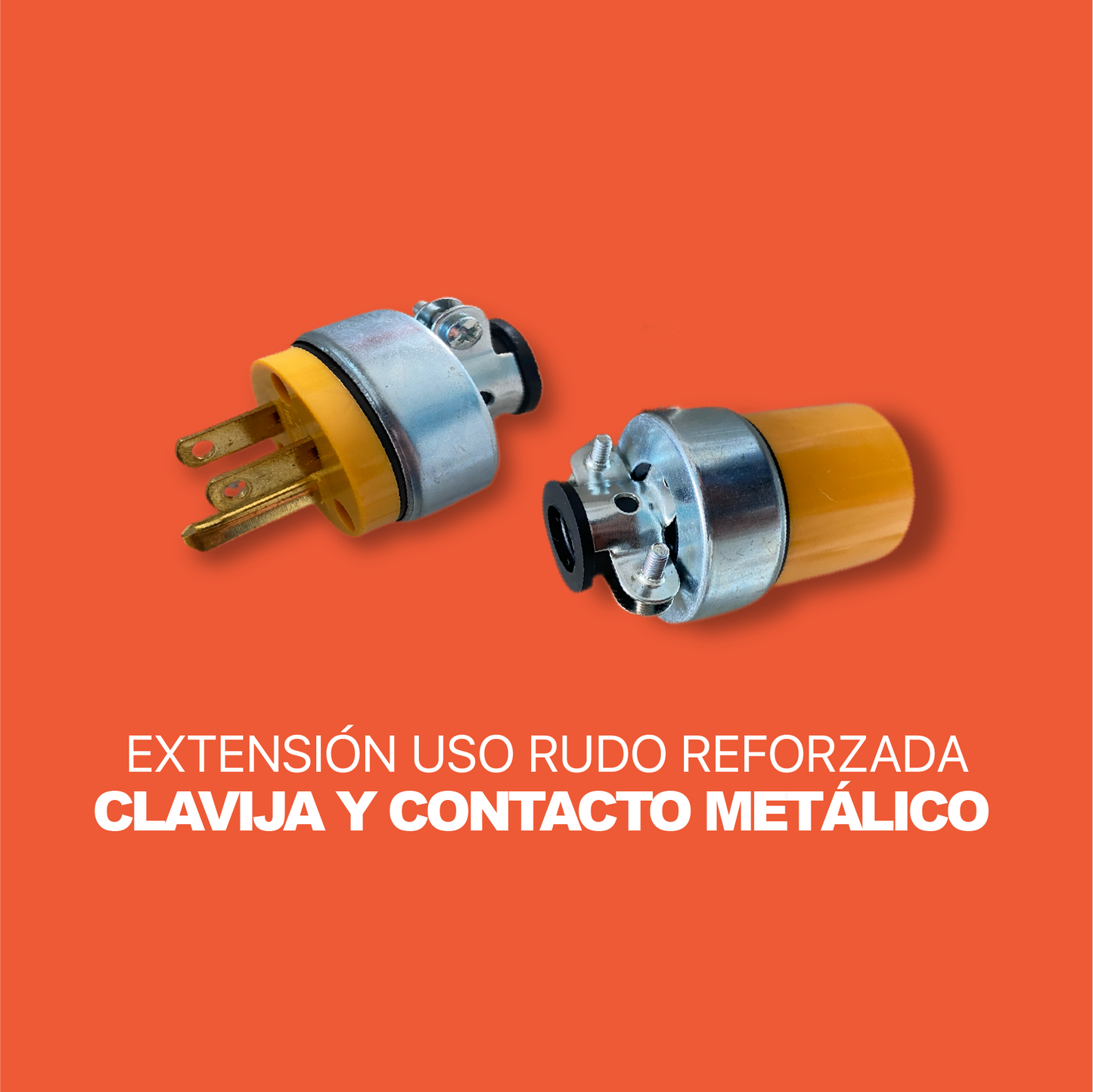 EXTENSIÓN USO RUDO CABLE 2X10 | REFORZADA