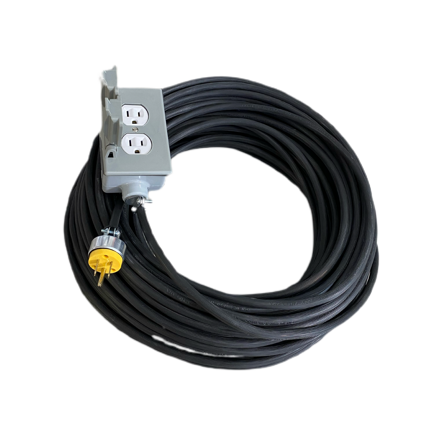 EXTENSIÓN USO RUDO CABLE 3X14 | CONTACTO DOBLE