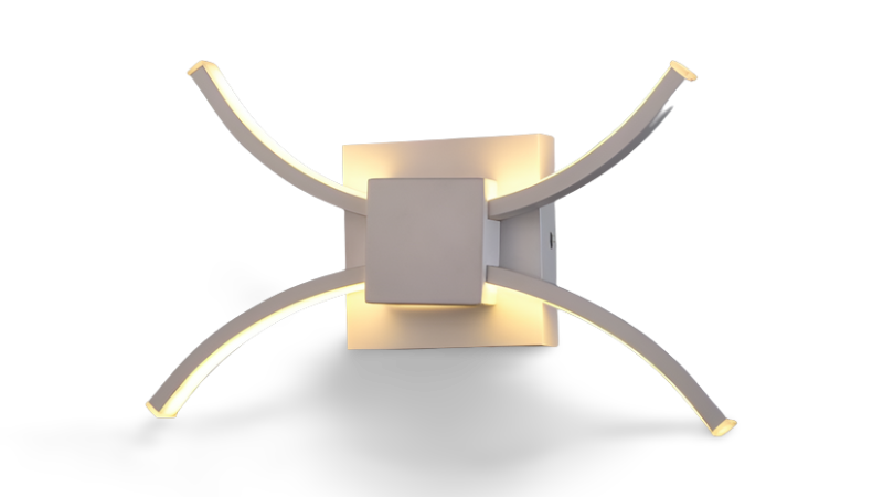 Lámpara Minimal Empotrada Medios Círculos