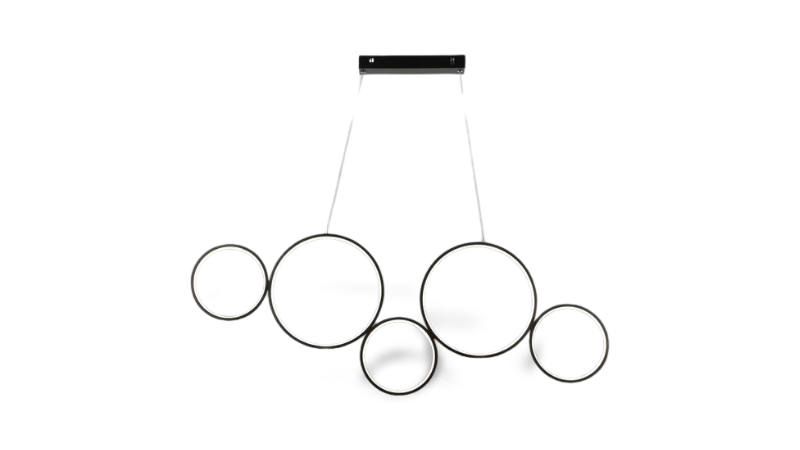 Lámpara Colgante moderna 1.20 metros negro LU-MO-LOFT-N