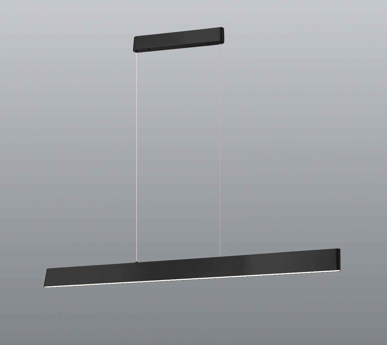 Lámpara LED Minimal barra lineal NEGRO 120cm LU-MO-LINE-GN